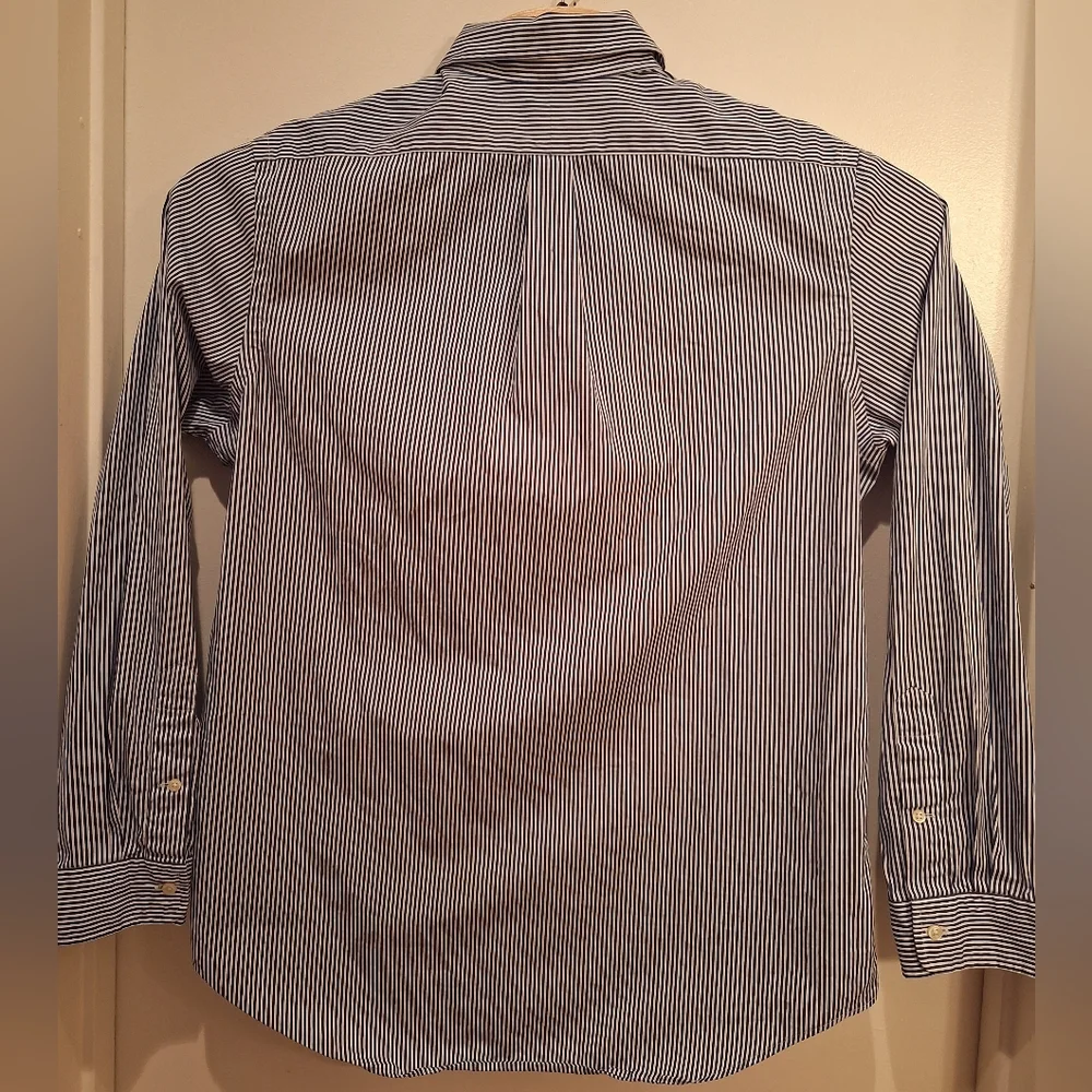 Ralph Lauren Men's Large Button Down Long Sleeve Pin Striped Casual Shirt - Picture 4 of 6